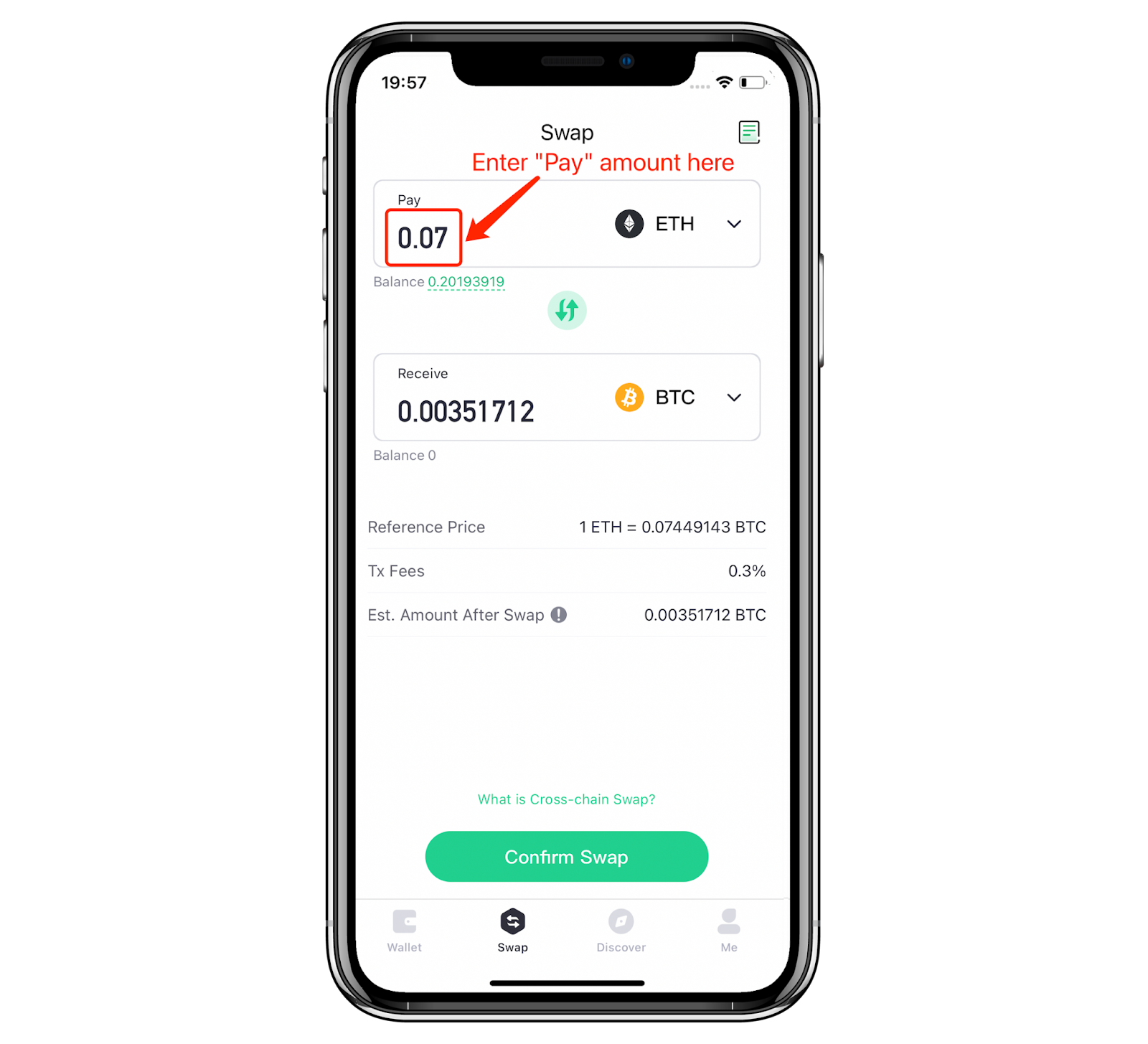 How to Use Cross-chain Swap – CoinEx Wallet