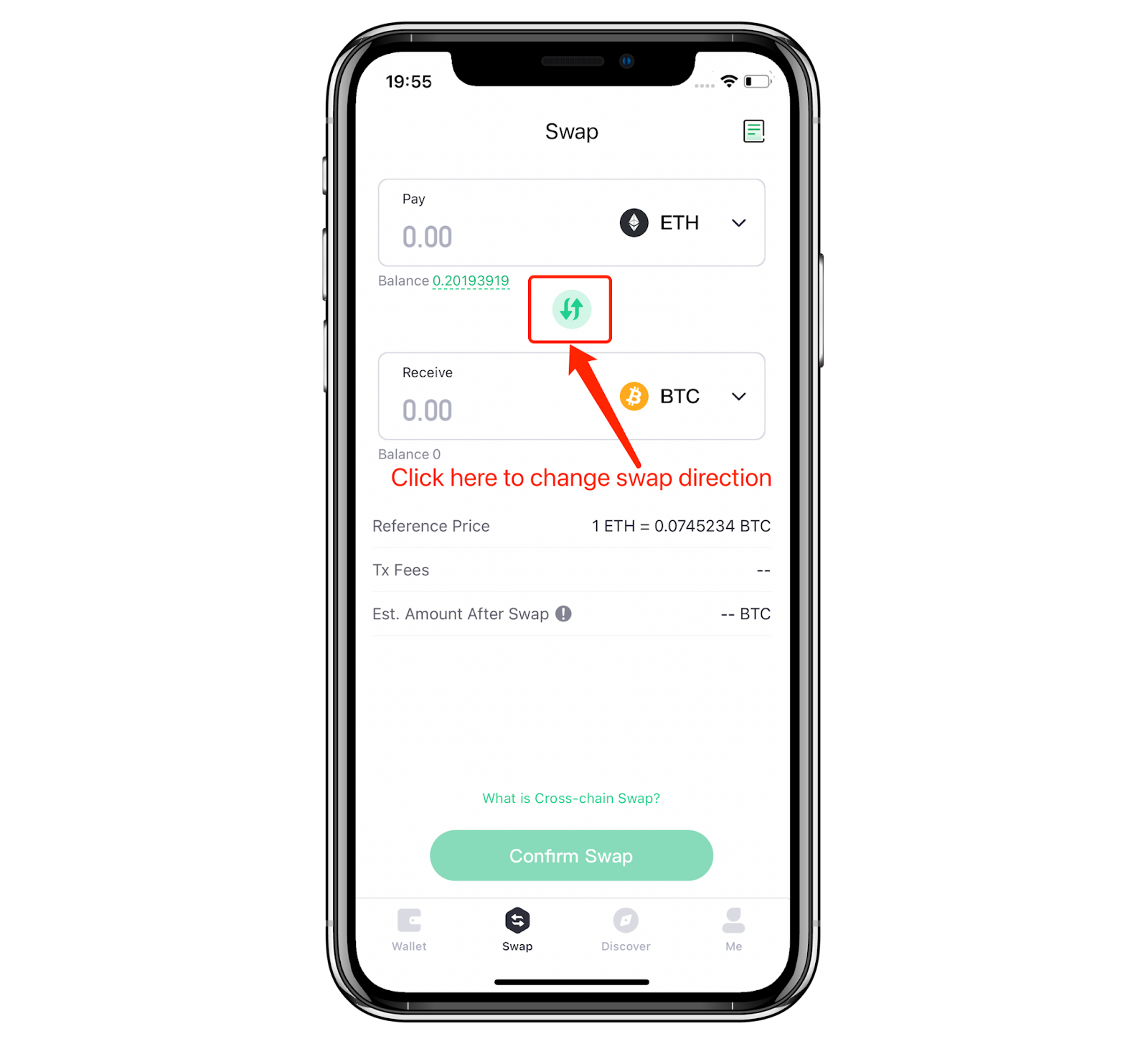 How to Use Cross-chain Swap – CoinEx Wallet
