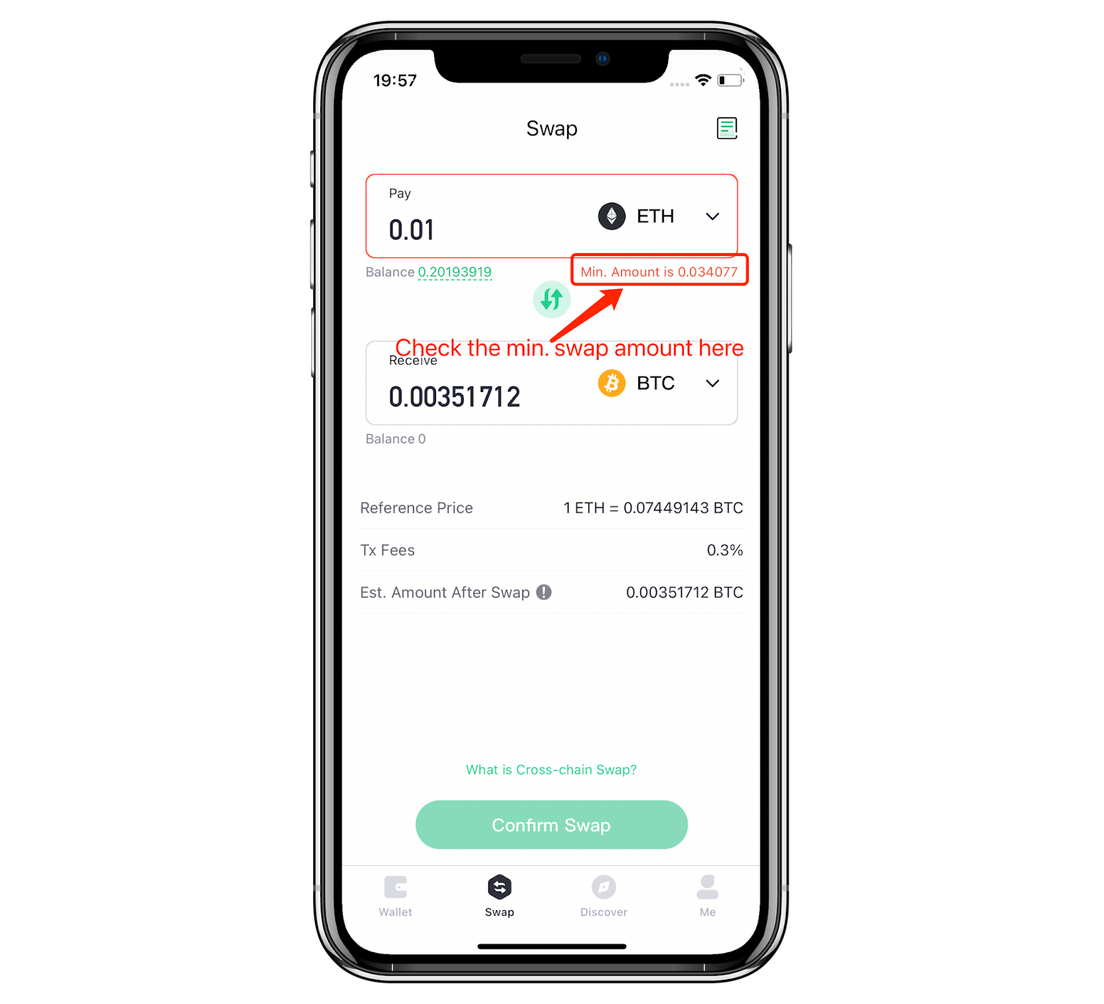 How to Use Cross-chain Swap – CoinEx Wallet